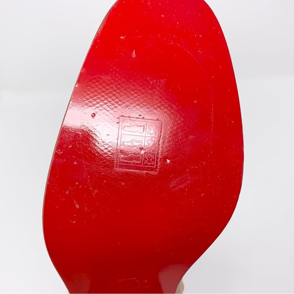 Christian Louboutin Karistrap 70 Ankle Boots (Sz EU 41) Calfskin Leather Cuoio - Picture 14 of 16